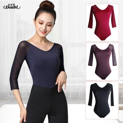 DOUBL body suit womens top one-piece body class clothing art test dance dress ballet catwalk etiquette tutor service