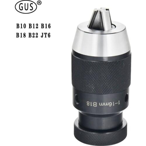 B10（ 0.5-6mm） B12(1-10mm), B16(1-13mm) ,drill chuck b18(1-16mm) B22(5-20) Keyless drilling chuck Self Tighten Automatic Locking