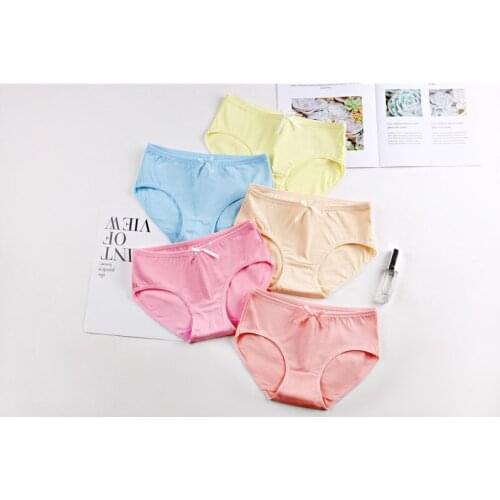 Jian Peng kawaii briefs underwear women sexy panties lady Modal solid and durable underpants best selling 2018 products women