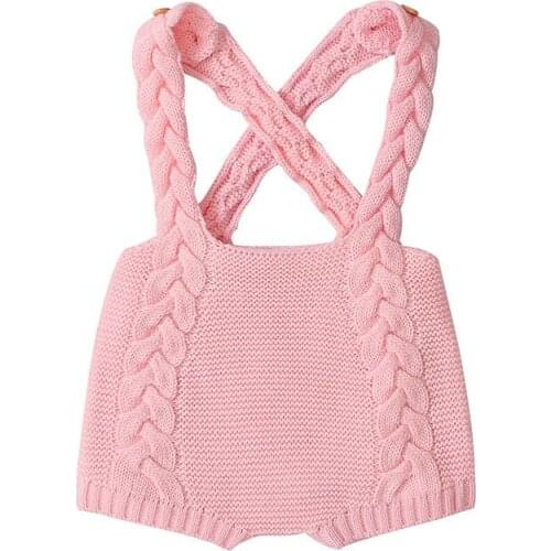 Newborn Baby Girl Romper Cotton Knitted Baby Clothes Handmade Infant Boys Girls Jumpsuit Overalls Toddler Romper For Kids
