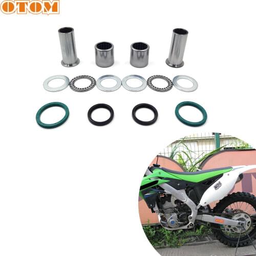 OTOM Motorcycle Racing Flat Fork Bearing Bushing Oil Seal Kit For KAWASAKI KX250F KX450F KLX450R Pit Dirt Bike Maintenance Parts