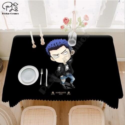 Tablecloth Slam Dunk 3D printed Square/Rectangular Dust-proof Table Cover Party Home Decor TV Covers
