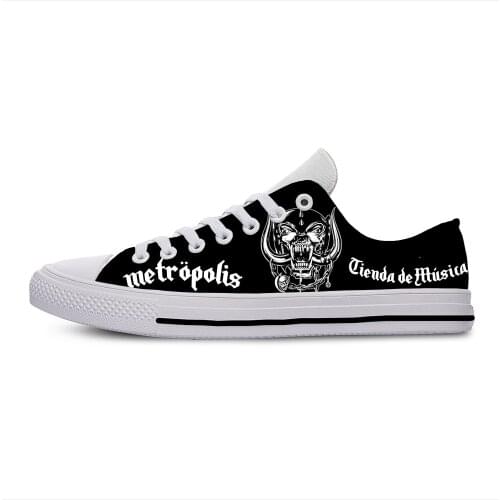 Mens Casual Shoes Sodom Band My Dying Bride Music European and American Pop Bands 3D Pattern Logo Men Shoes