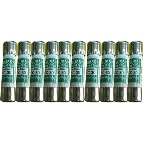 Lot 10pcs lfuse SLC 30 Amp Fuses Bussmann Buss SC30 Class G 600V hot tub part for balboa geckno