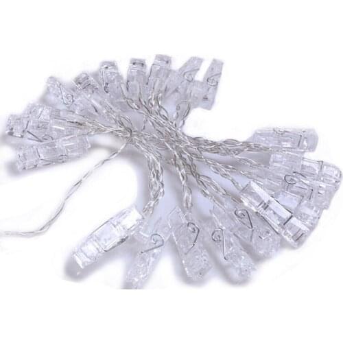 Newly LED String Lights Multipurpose Photo Clip Creative Glowing Party Supplies for Home Garden Courtyard Decoration