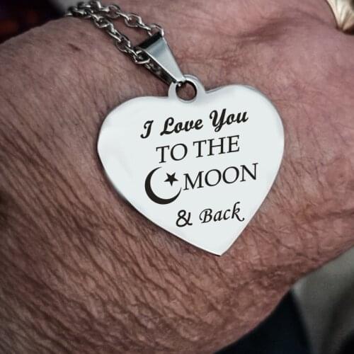 Gift for Boyfriend Girlfriend Husband and Wife Jewelry Military Stainless Steel Chain Air Force Pendant Dog Tag Necklace