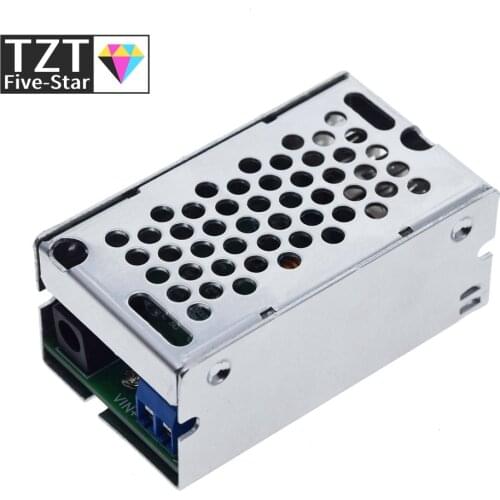 TZT DC-DC 9V 12V 24V 36V To 5V Step Down Board 5A 4 USB Output Buck Converter Power Supply Module with Aluminum Shell For Phones