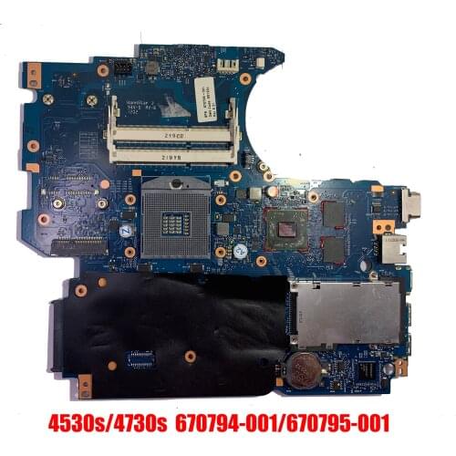 SHELI Free Shipping FOR HP 4530S 4730S Laptop motherboard 670794-001/670795-001 MB-A02 100% Tested guaranteed