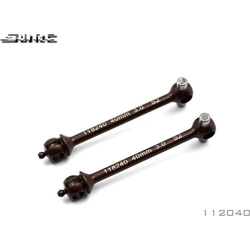 SN-RC 112040 1/10 CAR ACCESSORIES 40MM UNIVERSAL DRIVE SHAFT(SPRING STEEL)- 3MM PIN(2)