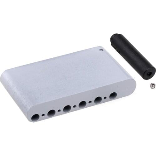 Wilkinson Push-In 54mm(2-1/8 inch) String Spacing 40mm Depth Full Tremolo Block for Wilkinson Strat Tremolo Bridge, Chrome