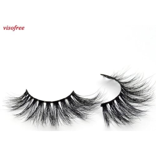 Visofree Eyelashes 3D Mink Lashes Crossing Mink False Eyelashes Hand Made Full Strip Eye Lashes cilios naturais 21