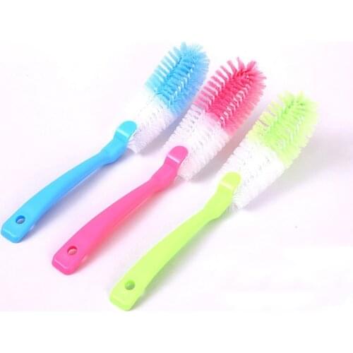 1pcs Cup Bottle Teapot Long Handle Cleaning Brush Soft Brushes Cleaner Pan Dishwashing Home Kitchen Clean Tools
