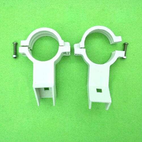 100 pcs High-frequency head clamp household pass KU bracket white clinker thickened