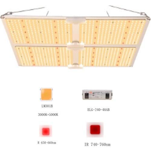 120W 240W 450W Quantum Full Spectrum Grow Light Board Dimmable Grow lamp LM301B SK 3000K 5000K 660nm 760nm MeanWell Driver