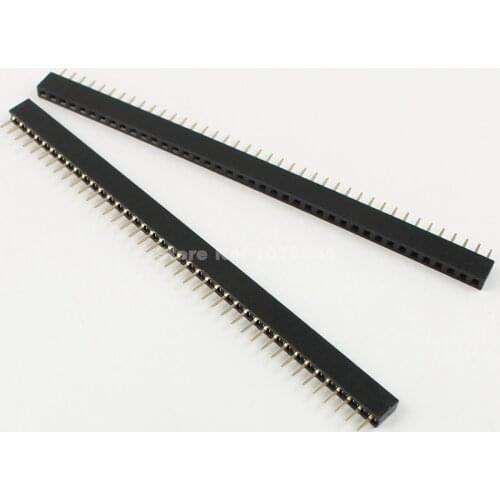 50pcs 2mm 2.0mm Pitch 40 Pin Female Single Row Straight Pin Header Strip