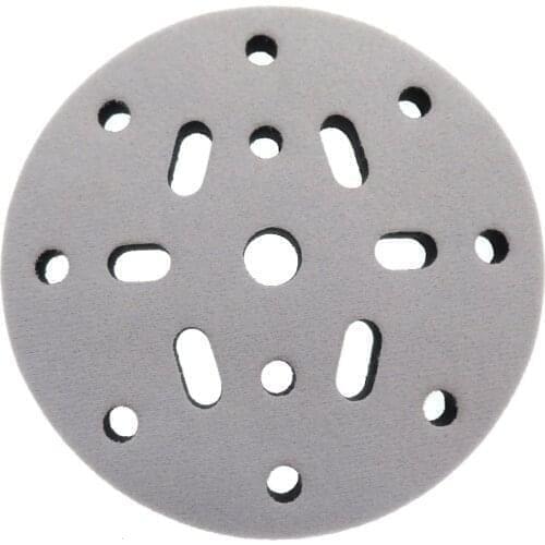 6 Inch 150mm Soft Interface Pad 8+6/8+1 Holes for Hook and Loop Sanding Disc Backing Pad Power Tools Accessories