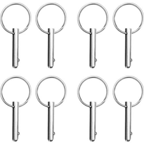 8pcs 5/16" Stainless Steel Quick Release Pins Kayak, Boat, Bimini Tops