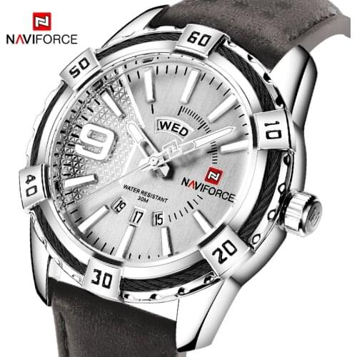 New NAVIFORCE Men Watches Fashion Quartz Wrist Watches Mens Military Waterproof Sports Watch Male Date Clock Relogio Masculino