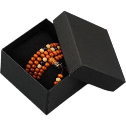 Black Jewelry Watch Foam Pillow Cushion Box Jewelry Bracelet Storage Gift Box Durable Gift Bracelet Wrist Watch Cardboard Box