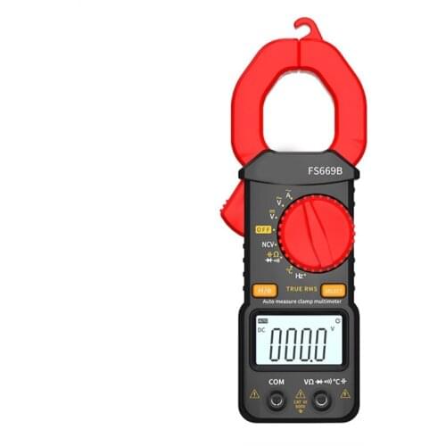 N1HF Digital Clamp Meter DC/ACVoltage AC Current Multimeter Ammeter Tester Car Amp Capacitance Diode Tester 1000V/600A