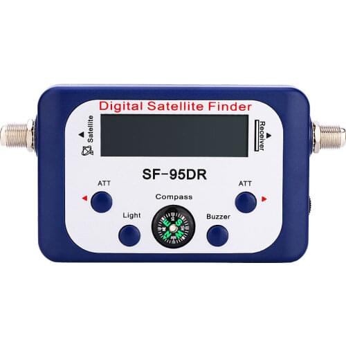 Digital Satellite Finder SF-95DR Meter Satlink Receptor TV Signal Receiver Sat Decoder DVB-T2 Satfinder