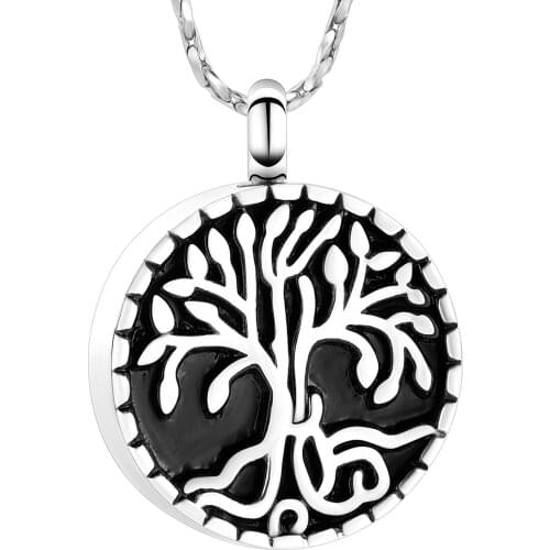 Tree of Life Urn Necklace for Ashes Keepsake Urn Memorial Cremation Jewelry for Pet Human Ashes