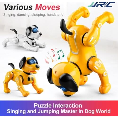 JJRC Children Intelligent Programming Early Education Remote Control Robot Dog Touch Sensing Interactive Singing and Dancing Toy