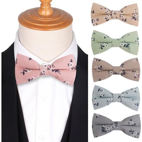 Cotton Bowtie Casual Shirts Bow tie For Men Women Adult Floral Bow Ties For Wedding Party Bow knot Boys Bowties Cravats