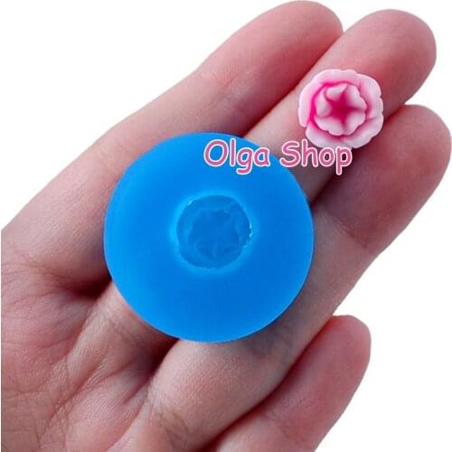 HYL295U 11.5mm Flower Silicone Mold Fondant Cake Decoration Candy Resin Clay Earrings Necklace Craft Soap Candle FOOD SAFE