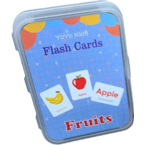 A Box Of English Digital Learning Card Kids Early Learning Cognitive Flash Card Baby Enlightenment Educational Toy