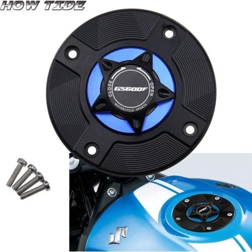 Gas Fuel Tank Cap for GS600F GS 600F GS 600 F 2000-2001 Motorcycle CNC Quick Release Cover