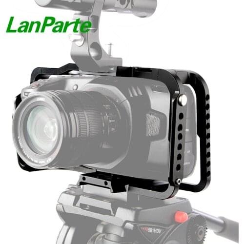 Lanparte BMPCC 6K BMPCC 4K Camera Cage for Blackmagic Design Pocket 6K 4K