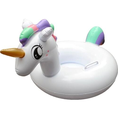 New Baby Swimming Circle Unicorn Boats Childrens Life Boats Air Water Toys Thick Material Beach Party