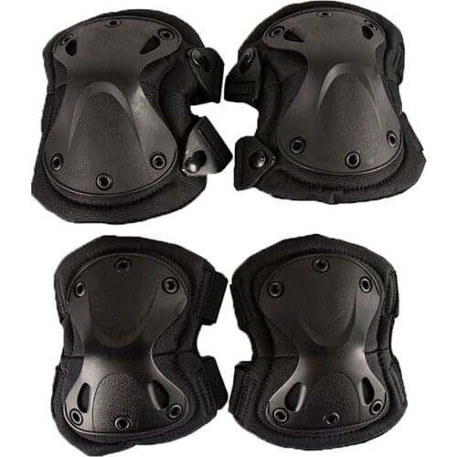 PAVEHAWK Military Knee Brace Support Sleve Adjustable Patella Stabilizer Protector Wrap Training Elbow Pads Tactical Cushion Pad