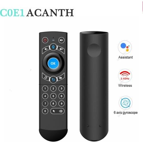 G21 PRO Backlit Gyro Remote 2.4Ghz Wireless Air Mouse Smart Voice Remote Control IR Learning for Android TV Box Projector