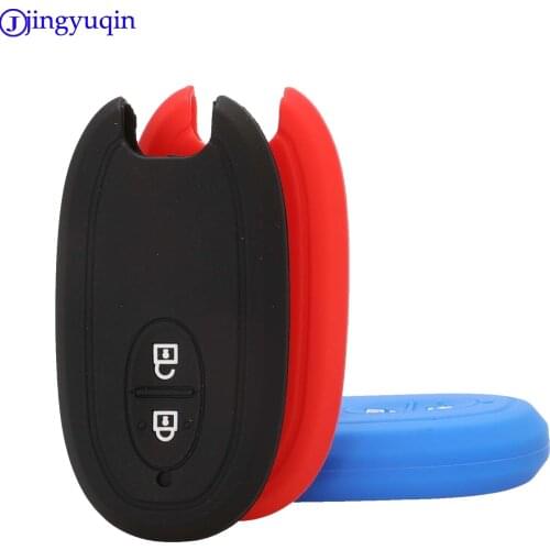 Jingyuqin Car Key Case Silicone For suzuki alto hasla 1 - lapin wagon r Remote Key Silica Gel Car Interior Accessories 2 3 4B