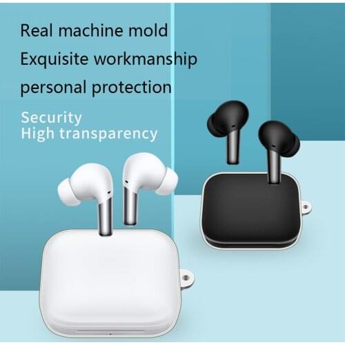 Compatible with -OnePlus Buds Pro Earbuds Charging Case Soft Transparent TPU Case Cover Skin Shokproof Shell