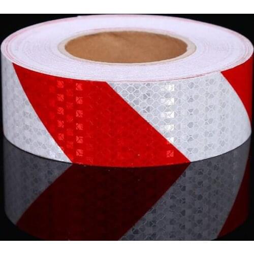 5cmx50m High Visibility Self-adhesive PVC Reflective Safety Tape Road Traffic Construction Site Reflective Sign Sticker