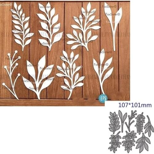 Leaves Cutting Dies Stencils For DIY Scrapbooking Photo Album Decorative Embossing DIY Paper Cards