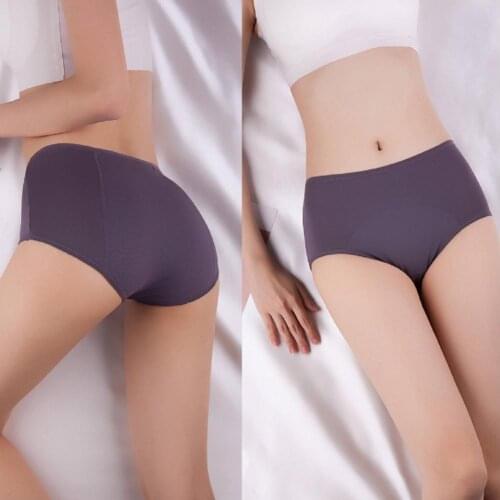 Thin Extra Protection Mid Rise High Rise Stretchy Menstrual Panties for Daily Wear