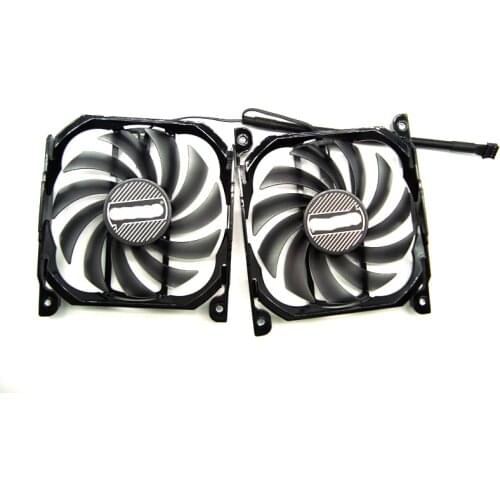 2pcs/set 4Pin CF-12915S GTX 1070Ti/1080Ti Cooler Fan VGA Card Fan For Inno3D Geforce Gtx 1070 1080 Ti Twin X2 Graphics Card Fan