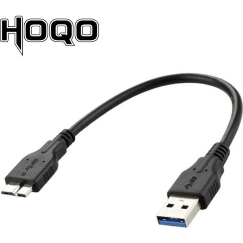20cm short cable，USB 3.0 Male A to USB 3.0 Micro B Cable，USB-C to USB 3.0 Micro B Cord for External Hard Drive Disk HDD