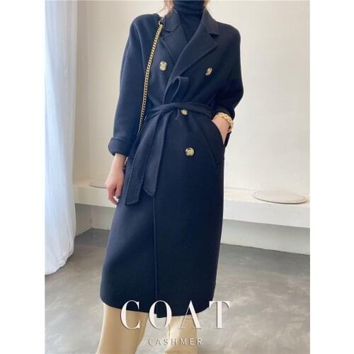 2020 autumn and winter new fashion womens wool coat thickened coat