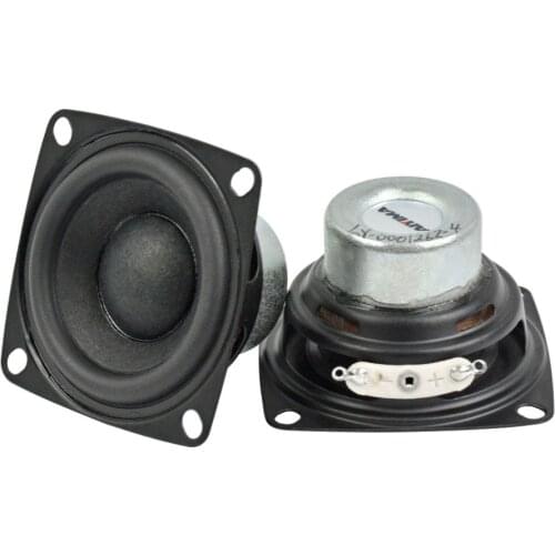 AIYIMA 2Pcs 2Inch Portable Full Range Speaker Driver 4Ohm 10W 20Core Audio Neodymium Magnet Loudspeaker Column For Home DIY
