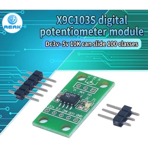 X9C103S Digital Potentiometer Board Module DC3V-5V For Arduino