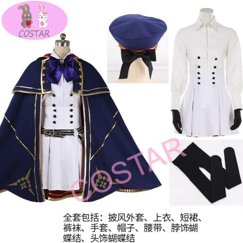 COSTAR Fate Fgo Fate/stay night Caster Saber Custom Made Cosplay Costume Halloween Christmas Costume