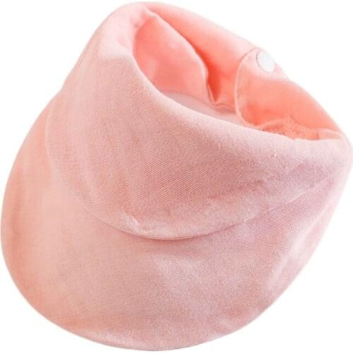 Baby Infant Cotton Gauze Bib Newborn Solid Color Triangle Scarf Feeding Saliva Towel Bandana Burp Cloth Boy Girl Shower