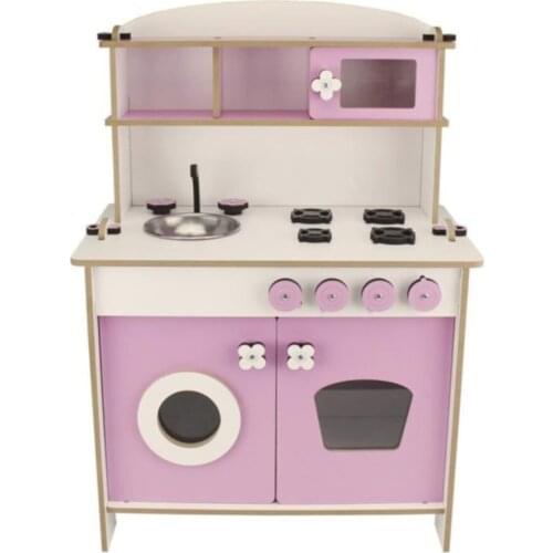 Child Toy Kitchen Set Montessori for Girls Dollhouse Toy