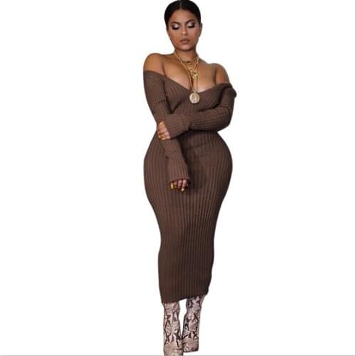 EIGHT UP Fashionable Knitted Dresses