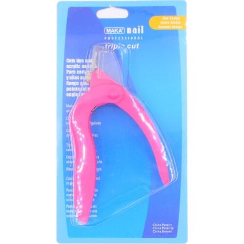 Professional Fake Nail U Shape French Scissor Cutter Trimmer Straight Round Edge Clipper Nipper